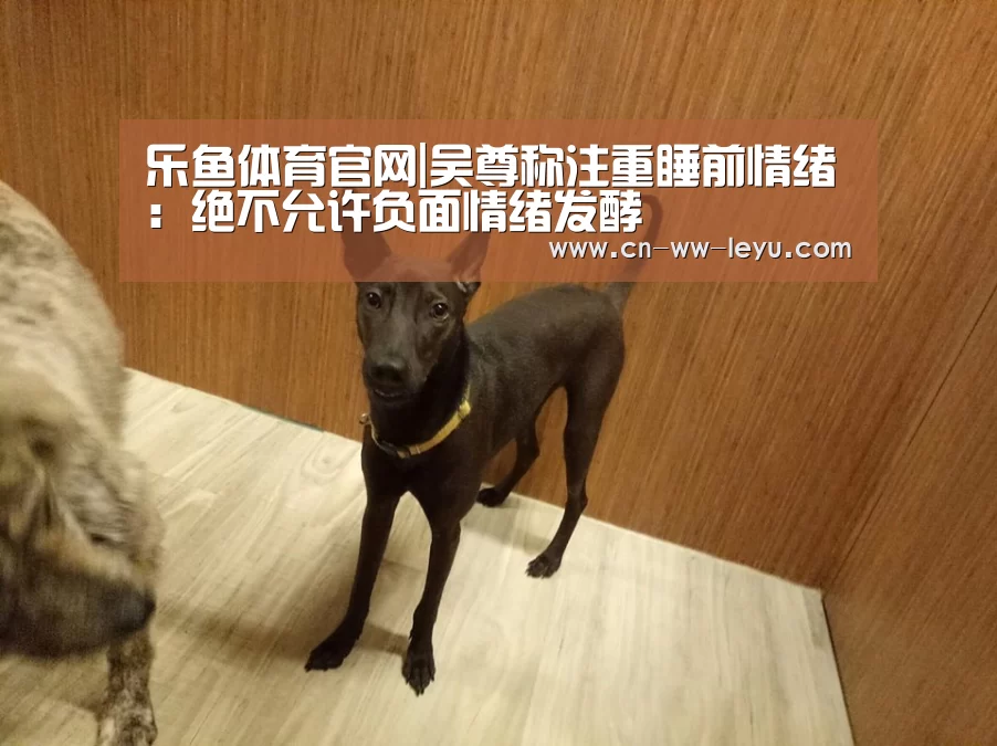 乐鱼体育官网|吴尊称注重睡前情绪:绝不允许负面情绪发酵(图3) leyu 体育